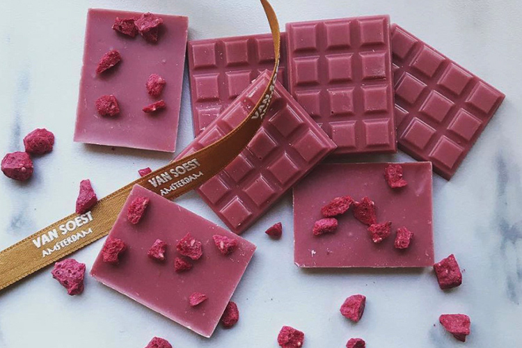 cioccolato rosa, ruby chocolate