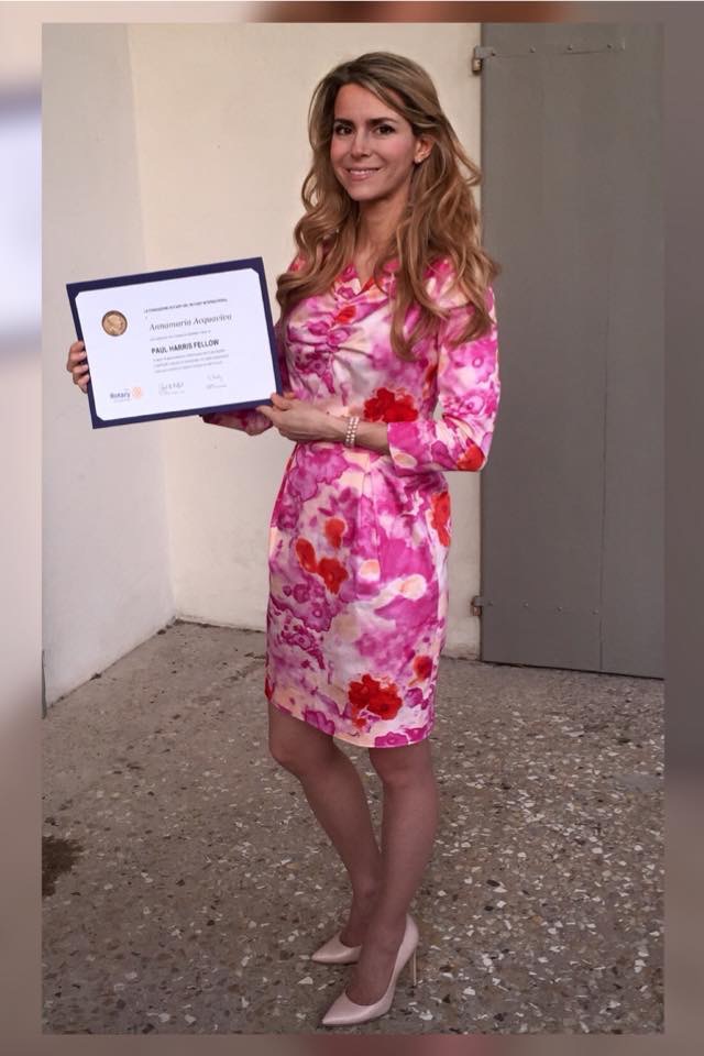 Annamaria Acquaviva Paul Harris Fellow