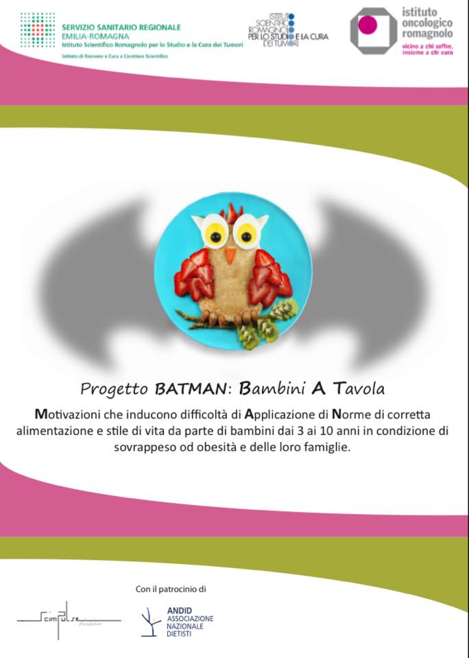 pROGETTO bATMAN BAMBINI A TAVOLA