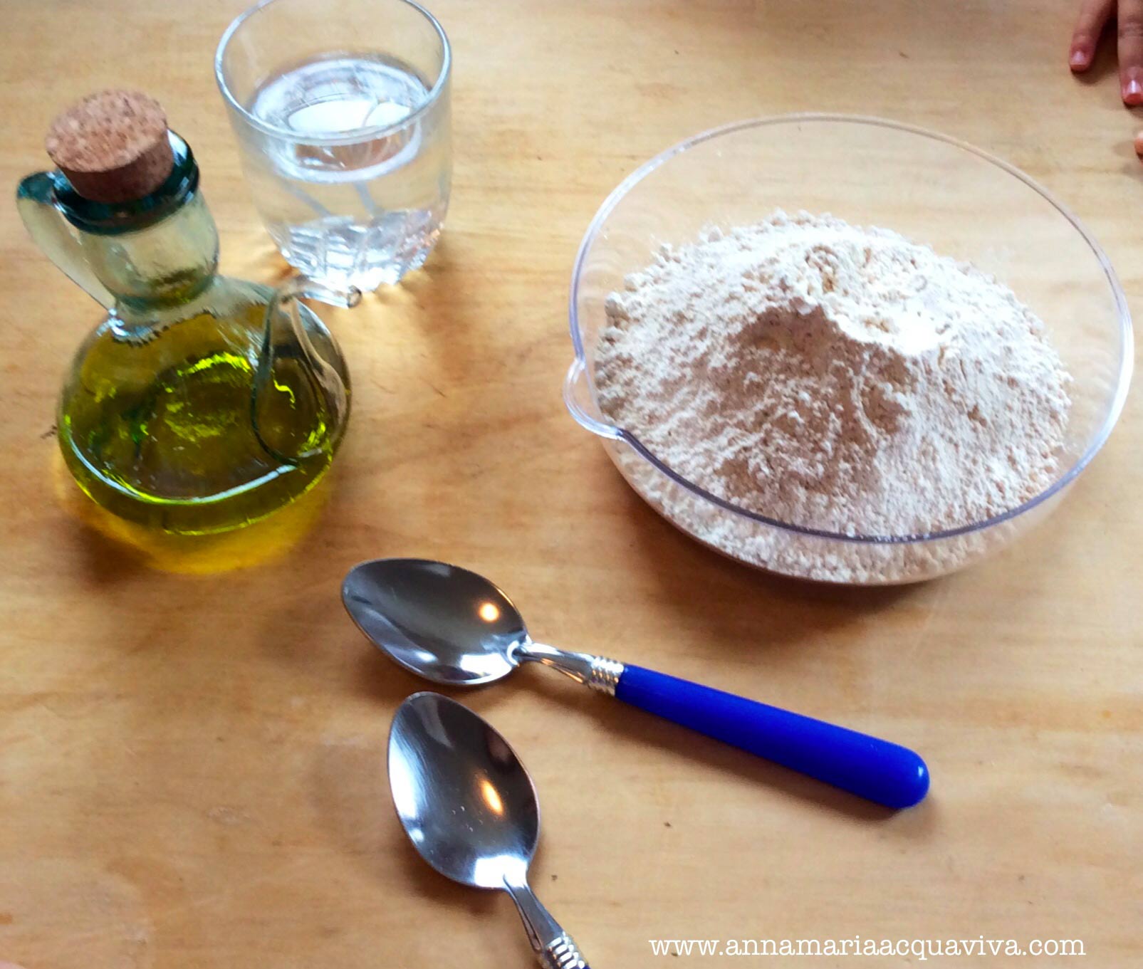 Piadina integrale all'olio d'oliva dietetica leggera senza strutto