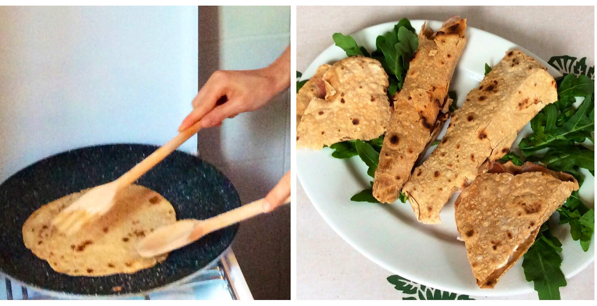 Piadina integrale all'olio di oliva Piadina integrale all'olio di oliva