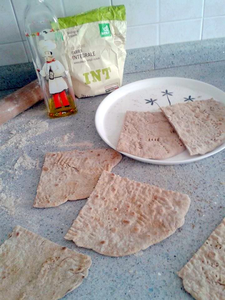 piadina integrale all'olio di oliva