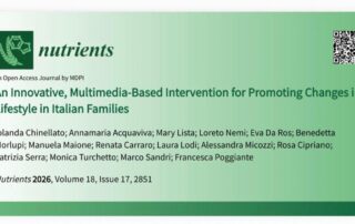 Scheda dell’articolo pubblicato su Nutrients: An Innovative, Multimedia-Based Intervention for Promoting Changes in Lifestyle in Italian Families, con l’elenco degli autori