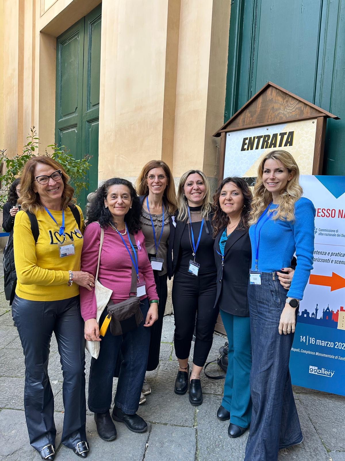 A group photograph with colleagues who participated in the project
